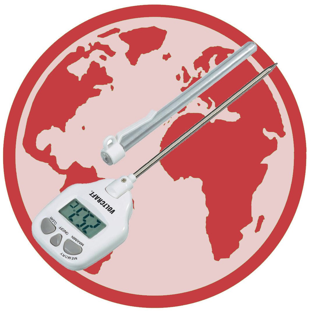 Thermomètre sonde affichage digital